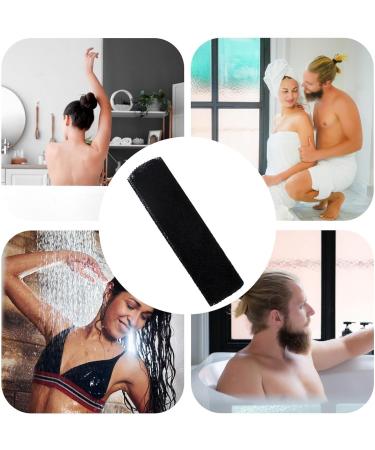 Visiblurry African Net Sponge | African Mesh Cloth Net Scrubber Bath Towel - Dead Skin Removal Bath Sponges for Women & Men Black - Buy Online on SooperMarket.com