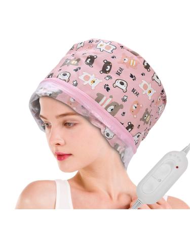 FILFEEL Hair Steamer Thermal Heat for Deep Conditioning Hair Scalp Care Hair Care Hat with 3 Mode Temperature Control for Home Use
