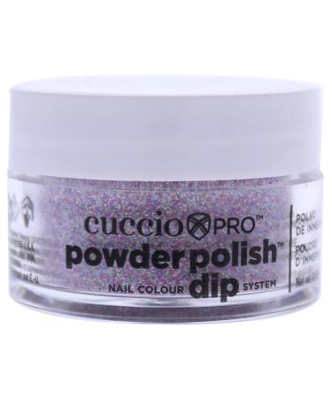 Cuccio Deep Purple Glitter Dipping Powder 14g