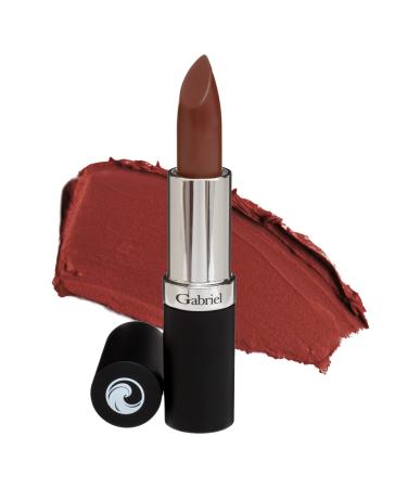 Gabriel Cosmetics Lipstick (Matte Cerise - Mauve Brown/Cool Cr me)  Natural  Paraben Free  Vegan  Gluten-free Cruelty-free  Non GMO  High performance and long lasting  Infused with Jojoba Seed Oil and Aloe  0.13 oz. Matt...