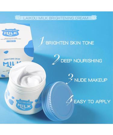 MIESCHER Face Milk Cream - Moisturizing Day & Night Cream for Women - Hydrating, Repairing, and Brightening Skin - Buy Online on SooperMarket.com