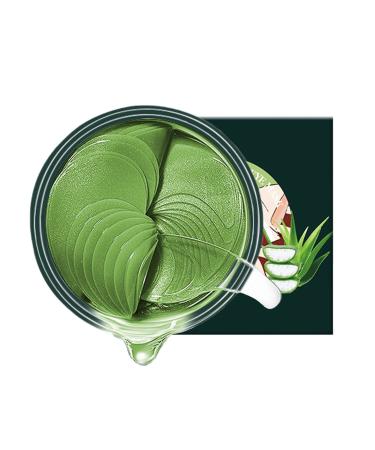 Under Eye Patches 60Pcs Natural Aloe Vera Eye Bags Remover Hydrating Anti-aging Anti Wrinkle Patches Skincare Eye Masks For Puffy Eyes And Dark Circles Eye Gel Pads for All Skin Types