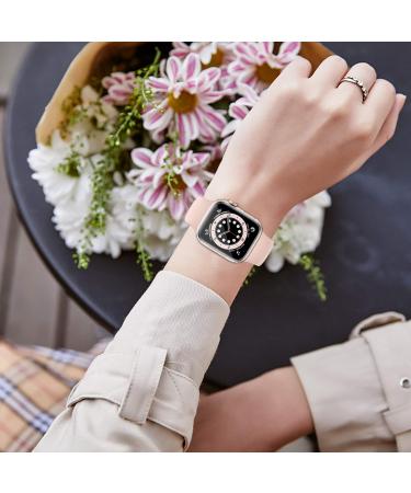 ZEBRE 4-Pack Apple Watch 44mm Case with Built-in HD Screen Protector - Compatible with Apple Watch Series 4/5/6/SE - Clear - 44mm - Buy Online on SooperMarket.com