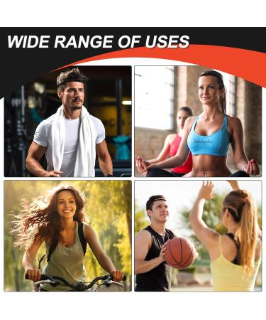 Buy Sularpek 6 Pack Yoga Head Bands - Anti-Slip Elastic Hair Bands for Gym Football & Tennis - Unisex Sports Headbands - Buy Online on SooperMarket.com