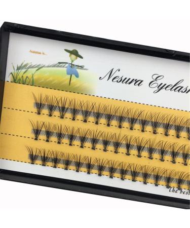 Scala 10 Root 60pcs Black Handmade False Eyelashes - Natural Long Individual Eyelashes Extension (10mm) - Buy Online on SooperMarket.com