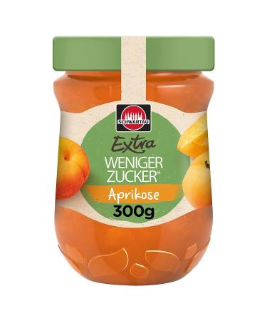 Schwartau Extra Less Sugar Apricot reduced sugar fruit spread 300g