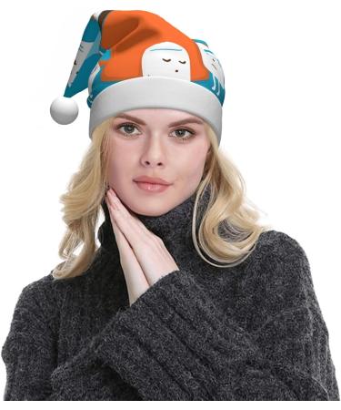 Chrysm Festive Christmas Hat Long-Lasting Color Perfect Accessory For Holiday Parties Adult Sizefunny Giraffe Art Cute Marshmallow Hot Chocolate One Size - Buy Online on SooperMarket.com