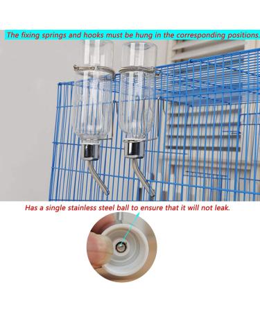 Semetall Hanging Water Feeder 350ml - Ideal for Birds, Hamsters, Guinea Pigs, Chinchillas & Small Animals - Buy Online on SooperMarket.com
