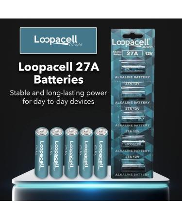 Buy 27A 12V Alkaline Battery Pack (5) - Long Lasting Leakproof MN27 for Garage Doors Key Fobs & More - Fast International Shipping - Buy Online on SooperMarket.com