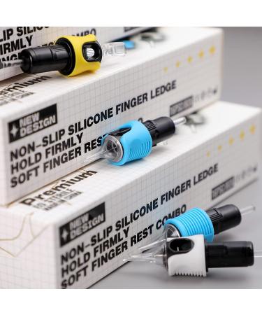 STIGMA Finger Ledge Tattoo Cartridge Needles #12(14RS) Round Shader 0.35mm - 16Pcs | Rotary Tattoo Machine Cartridges - Buy Online on SooperMarket.com