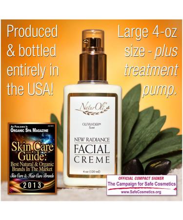 Radiance Facial Cr me 4oz - 100% All Natural Botanical Moisturizer - Nourishing & Effective - Made in USA - International Shipping Available - Buy Online on SooperMarket.com