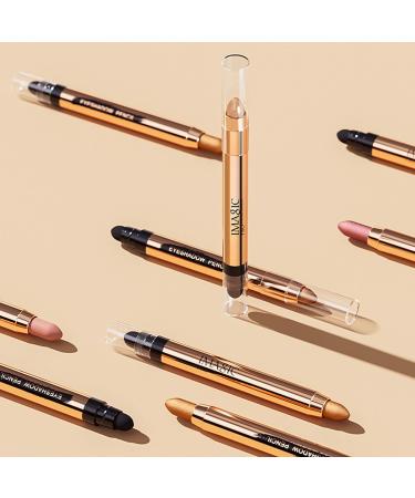 DELISOUL Metallic Eyeshadow Stick | Matte & Shimmer Cream Shadow | Waterproof & Long Lasting | High Pigmented Eye Highlighter Pen - Buy Online on SooperMarket.com