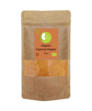 Organic Cayenne Pepper - Certified Organic - by Busy Beans Organic (50g)