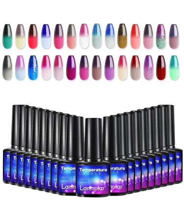 Yueci Sky Series Color Change Nail Polish - UV Gel for Manicure | Shine & Temperature Reactive UV Adhesive for Long-Lasting Gel Nails - Buy Online on SooperMarket.com