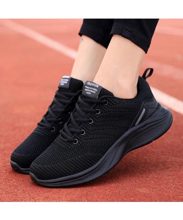 Rytejfes Women's Elegant Velcro Sneakers - Winter Indoor Shoes - Stylish Black & White Slip-On Sneakers for Girls - Size 40-42 EU - Buy Online on SooperMarket.com