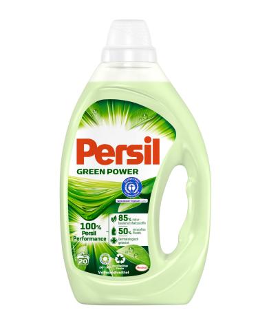Persil Green Power heavy-duty detergent 20 wash loads with natural-based ingredients dermatologically tested 1 l (1 pack)