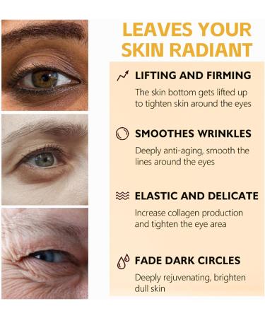 Retinol Eye Cream Retinol Peptide Anti Wrinkle Eye Cream Anti Aging Eye Cream for Dark Circles and Puffy Eyes Under Eye Cream for Women/Men Skincare Fine Lines Improve Skin Tone 30g - Buy Online on SooperMarket.com