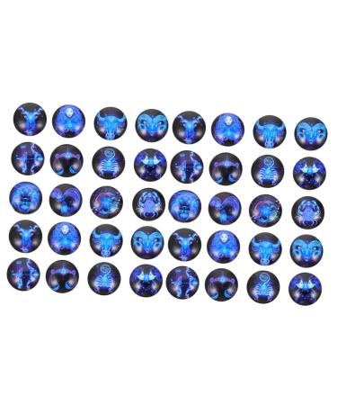 TEHAUX 200 Pcs Time Gem Patch Earrings Constellation Flatback Charms Gemstone Jewelry Patches Jewelry Making Patches Decor Gemstone Patches for Jewelry Glass 3D Manual Crafting Supplies As Shownx2pcs 1X1cmx2pcs