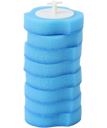 Disposable Toilet Brush Refills 16pcs Sponge Head Easily Clean Every Corner of Bathroom Water Soluble One Time Use Widely Use - Buy Online on SooperMarket.com