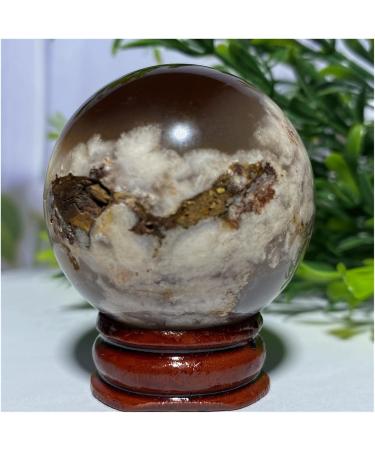 Natural Crystal Rough Natural Sphere Cherry Agate Crystal Ball Natural Gemstones Reiki Quartz Sphere Fengshui Home Decoration 1pc (Color : 120-130g) - Buy Online on SooperMarket.com