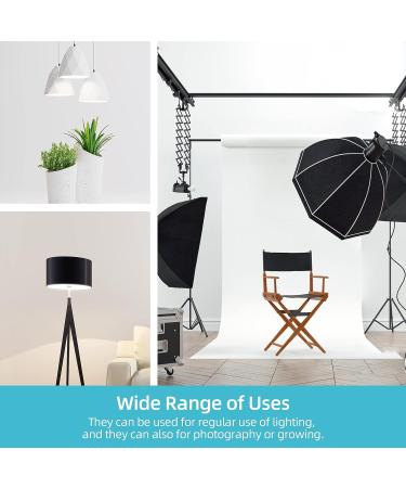 Aqirui 85W 5500K CFL Daylight Spiral Softbox Bulb E27 Socket - 2 Pack - Buy Online on SooperMarket.com