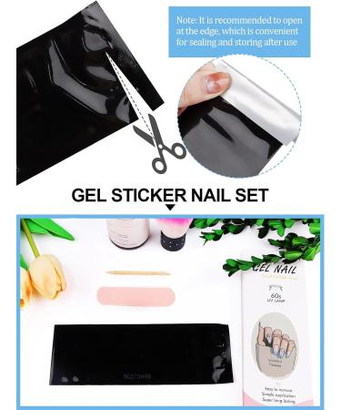 Kalolary 20PCS Nail Gel Polish Strips - Self-Adhesive Full Wraps Stickers with Nail File - UV/LED Lamp Required (NJTZ-19) - Buy Online on SooperMarket.com
