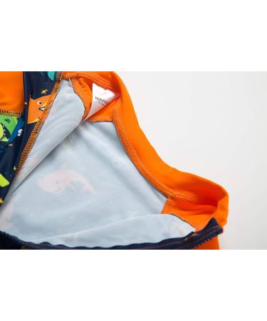 Bonverano Baby Boys Swimsuit - Short-Sleeve Zipper One Piece, UPF 50+ Sun Protection, Colorful Shark Design | 12-18 Months - Buy Online on SooperMarket.com