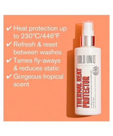 Bold Uniq Purple Hair Mask & Heat Protectant Spray Bundle for Blonde, Platinum, Silver, Gray Hair - Remove Yellow Tones, Protect from Thermal Heat Up To 450 - Buy Online on SooperMarket.com