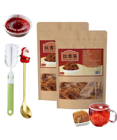 Golden Silk Red Snow Tea Qinghai-Tibet Plateau Natural Black Snow Tea 50g/Bag Chinese Tea Bags (2PCS)