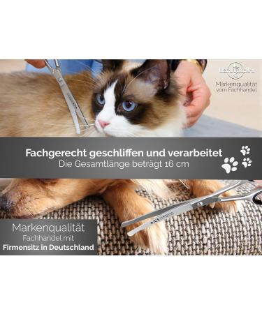 Buy Exclusive 16cm Fur & Paw Scissors - Curved Dog Hair Scissors for Grooming - Buy Online on SooperMarket.com
