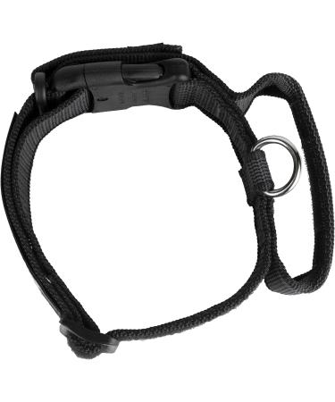 Julius-K9 Colour and Gray Fur Collar with Handle | Durable, Easy to Clean, Water Resistant | 40 mm (38-53 cm) Black-Gray | Safety Lock and Interchangeable Patch - Buy Online on SooperMarket.com