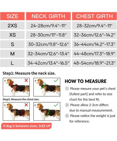 Heele Adjustable Reflective Dog Harness for Small & Medium Dogs - Breathable Soft Mesh Comfortable Fit Red 2XS - Buy Online on SooperMarket.com