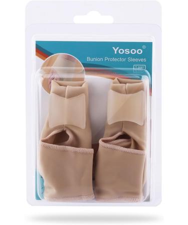Bunion Corrector and Toe Straightener - Orthopedic Treatment for Hallux Valgus - Gel Silicone Nude - Buy Online on SooperMarket.com