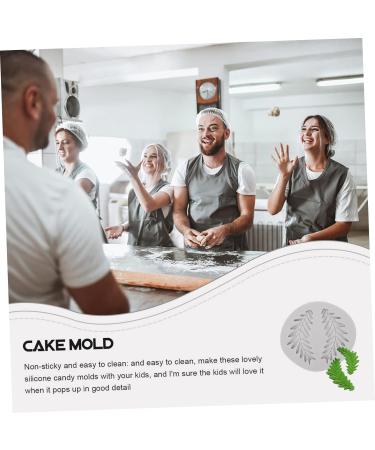 Alipis 2pcs Leaf Mold Baking Mold Chocolate Molds Mold for Cookie Silicone Gummy Molds Multi-use Silicone Mold Funny Cupcake Mold Cupcake Decorations Silica Gel White Leaves Baking Tools - Buy Online on SooperMarket.com