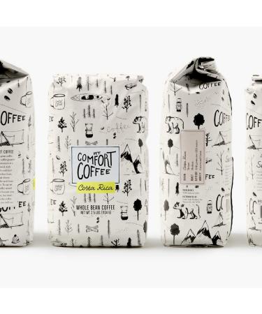 Costa Rica Medium Roast Coffee - Mt. Comfort 2.5 lb Bag | Local Costa Rican Farms | Whole Bean Roasted - Buy Online on SooperMarket.com