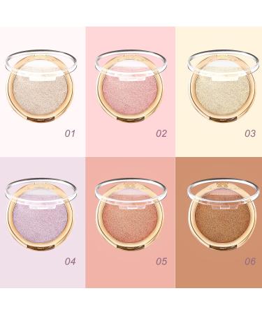 YOUNG VISION Baked Highlighter Powder Palette - Sheer Pearl Shimmer Highly Pigmented Face Makeup (0.19 Oz Pack of 1 - Buy Online on SooperMarket.com