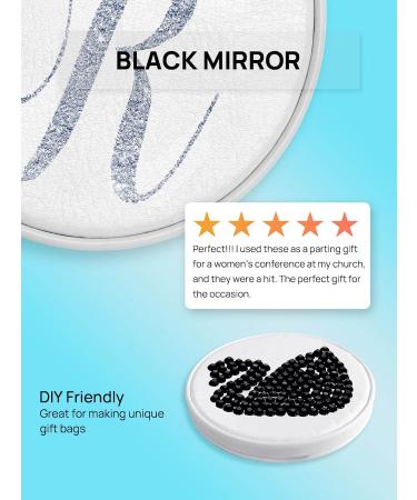 Getinbulk Compact Mirror Bulk - Double-Sided 1X/3X Magnifying PU Leather Makeup Mirror - White, 2.7 inches - Buy Online on SooperMarket.com