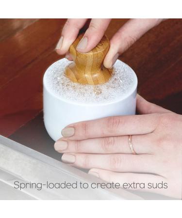 Full Circle Bubble Up Dish Brush Set of 3 - Eco-Friendly Bamboo Handles, Green - Buy Online on SooperMarket.com