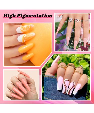 Lavender Violets 36 Colors Dip Powder Nail Kit - French Dip Manicure Set for Home Salon - Nude Pink, Red & More - M953 - Buy Online on SooperMarket.com