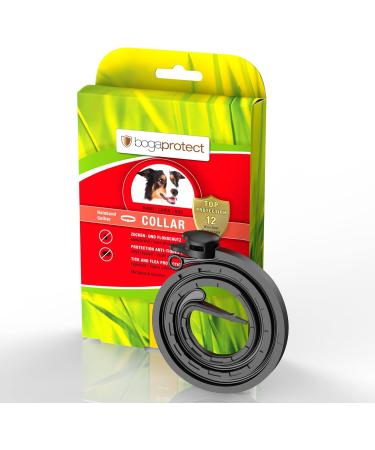 Bogaprotect Collar - Natural Flea & Tick Collar for Dogs | 12 Weeks Protection | 100% Organic Ingredients - Size S-M (60cm) - Buy Online on SooperMarket.com