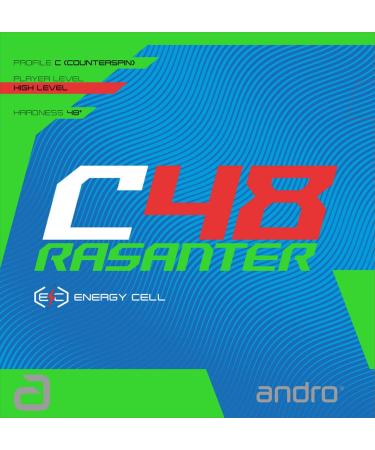 Buy Andro Covering Rapid C 48 Red 2.0 mm | International Shipping Available - Buy Online on SooperMarket.com