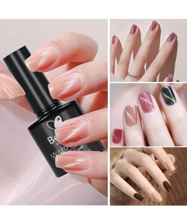 Besnel 60 Colors Nail Polish Kit - Gel Polish Set with Glitter, Cat Eyes, Temperature Changing Colors - Base Coat and Top Coat Included - Perfect Nail Art Starter Gifts - Buy Online on SooperMarket.com