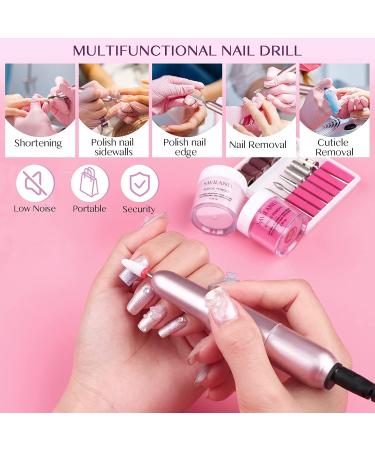 Saviland Acrylic Nail Kit - Complete Set for Beginners with 3 Colors, Drill Nails, Brushes - DIY Nail Extension & Carving - Buy Online on SooperMarket.com