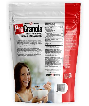 Julian Bakery ProGranola Cereal | Peanut Butter Cluster | 11g Protein | 3 Net Carbs | Gluten-Free | Grain-Free | 17 Servings - Buy Online on SooperMarket.com