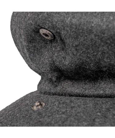 JANGOUL Men Wool Blend Newsboy Cap Tweed Cabbie Hat Snap Brim Dark Grey 7 3/8 - Buy Online on SooperMarket.com