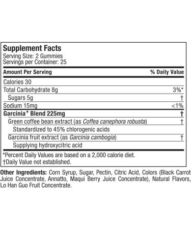 Purely Inspired Garcinia Cambogia Gummies - 50 Fruit Burst Gummies for Weight Loss & Energy - Buy Online on SooperMarket.com