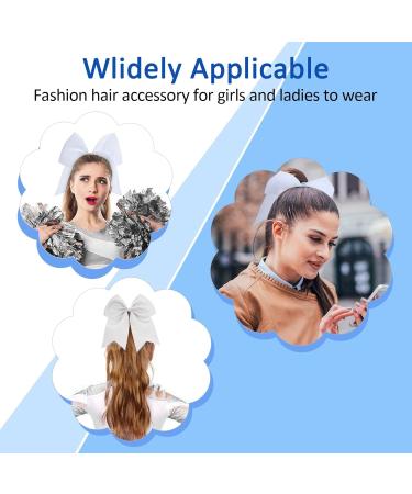 Shop Aster 2-Piece Big Hair Bows for Women & Girls | 8 Inch Cheerleading Ribbons | Perfect Team Gifts - Buy Online on SooperMarket.com