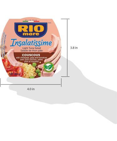 Rio Mare - Insalatissime Tuna Salad - Couscous and Light Tuna - Ready to Eat Salad High in Protein No Preservatives 160g Couscous Salad - Buy Online on SooperMarket.com