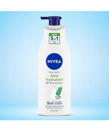Nivea Aloe Hydration Body Lotion 400ml - Moisturizing and Soothing Formula - Buy Online on SooperMarket.com