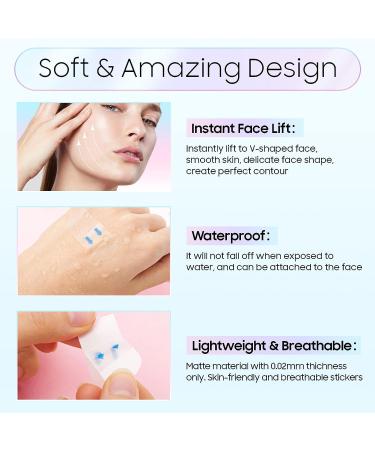 Face Lift Tape - 40 PCS Invisible Facial Lifting Tape for Wrinkles, Double Chin & Sagging Skin - Buy Online on SooperMarket.com